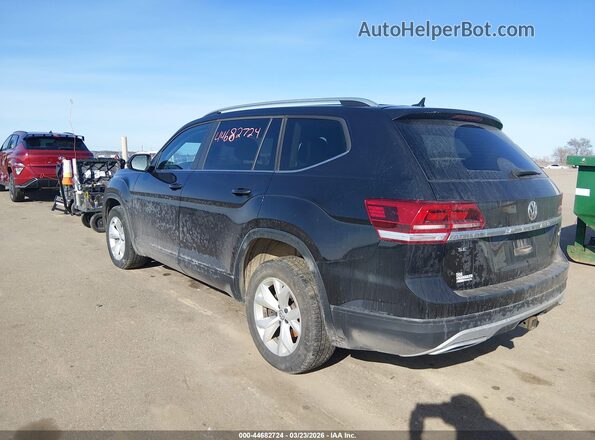 1V2LR2CA5KC537675 2019 VOLKSWAGEN ATLAS Черный Задняя левая четверть