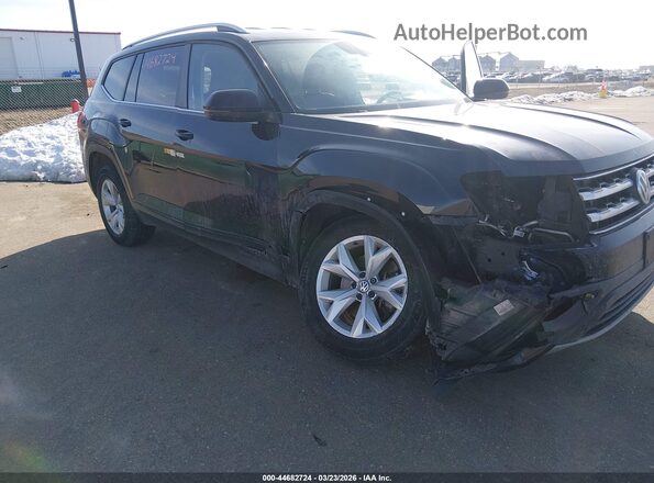 1V2LR2CA5KC537675 2019 VOLKSWAGEN ATLAS Черный Вид спереди