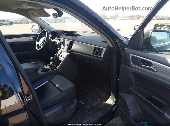 1V2LR2CA5KC537675 2019 VOLKSWAGEN ATLAS Черный Вид салона спереди