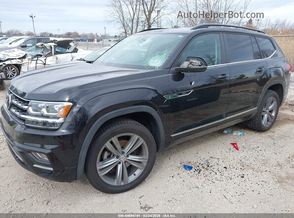 1V2LR2CA8LC504087 2020 VOLKSWAGEN ATLAS Black Передня ліва чверть