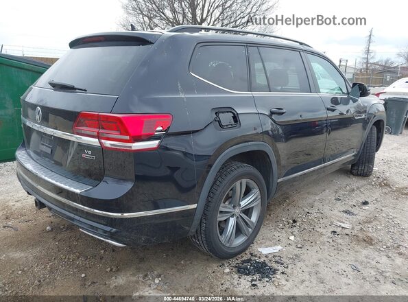 1V2LR2CA8LC504087 2020 VOLKSWAGEN ATLAS Black Задня права чверть