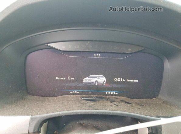 1V2MR2CA1KC511014 2019 VOLKSWAGEN ATLAS Black ხელსაწყოთა პანელის ხედი
