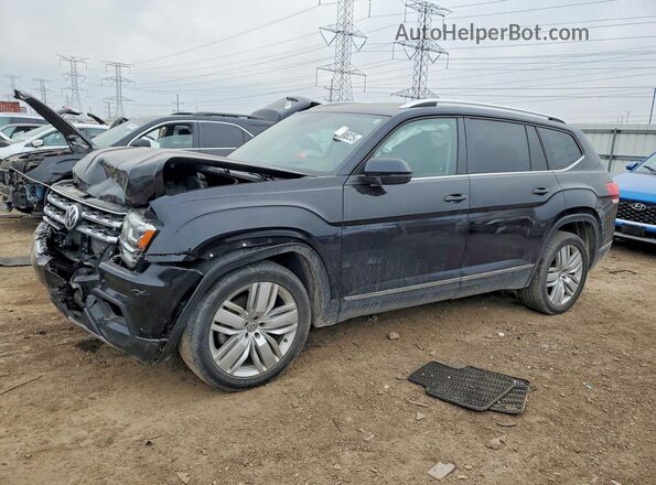 1V2MR2CA1KC511014 2019 VOLKSWAGEN ATLAS Black წინა მარცხენა ხედი სამი მეოთხედიდან