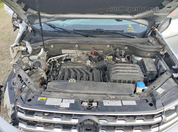 1V2NR2CA3KC596202 2019 VOLKSWAGEN ATLAS Серебряный Вид подкапотного пространства