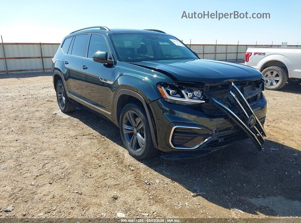 1V2PR2CA4MC526235 2021 VOLKSWAGEN ATLAS Black Przód prawy