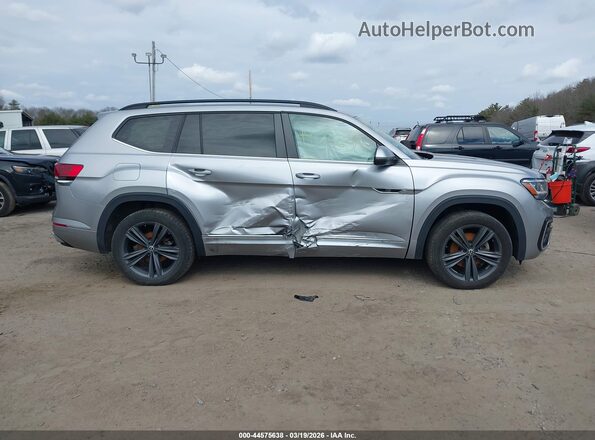 1V2RR2CA4MC525160 2021 VOLKSWAGEN ATLAS Серебряный Вид щитка приборов
