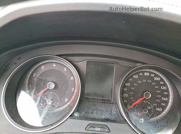 1V2UR2CA4KC613889 2019 VOLKSWAGEN ATLAS Синий Вид щитка приборов