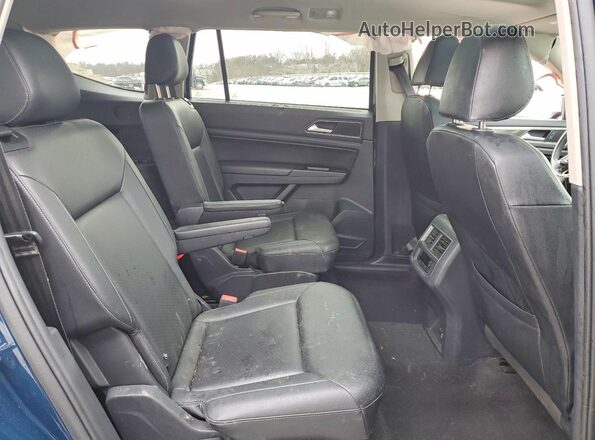 1V2UR2CA4KC613889 2019 VOLKSWAGEN ATLAS Синий Вид задней части салона