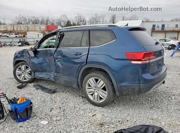 1V2UR2CA4KC613889 2019 VOLKSWAGEN ATLAS Синий Задняя левая четверть