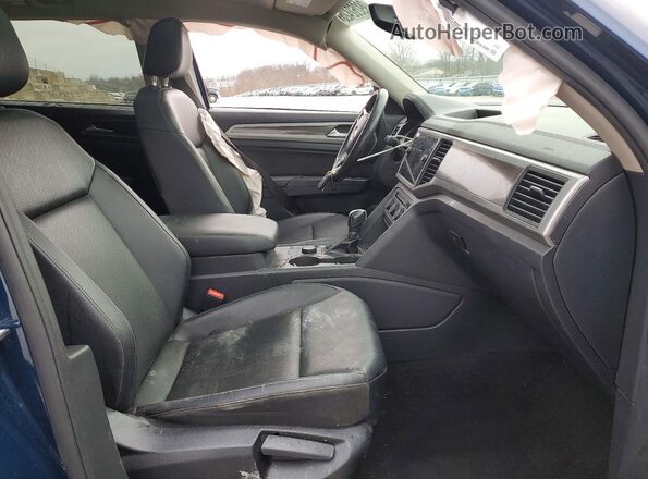1V2UR2CA4KC613889 2019 VOLKSWAGEN ATLAS Синий Вид салона спереди