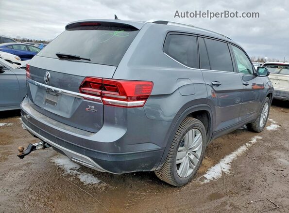1V2UR2CA5KC563908 2019 VOLKSWAGEN ATLAS Серый Задняя правая четверть