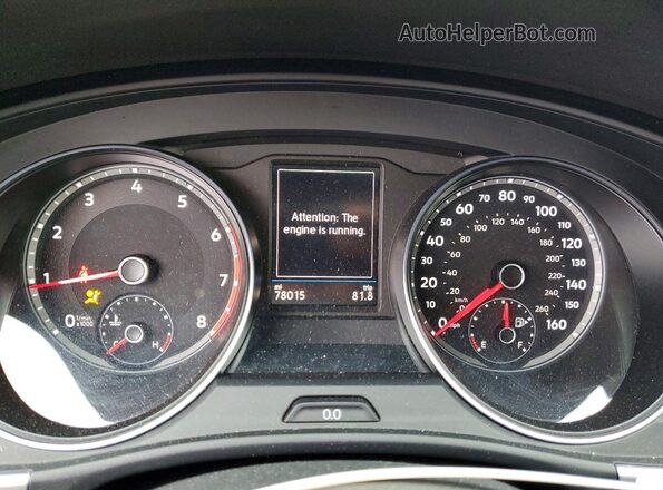 1V2UR2CA5KC563908 2019 VOLKSWAGEN ATLAS Серый Вид щитка приборов