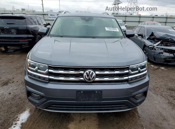 1V2UR2CA5KC563908 2019 VOLKSWAGEN ATLAS Серый Вид спереди
