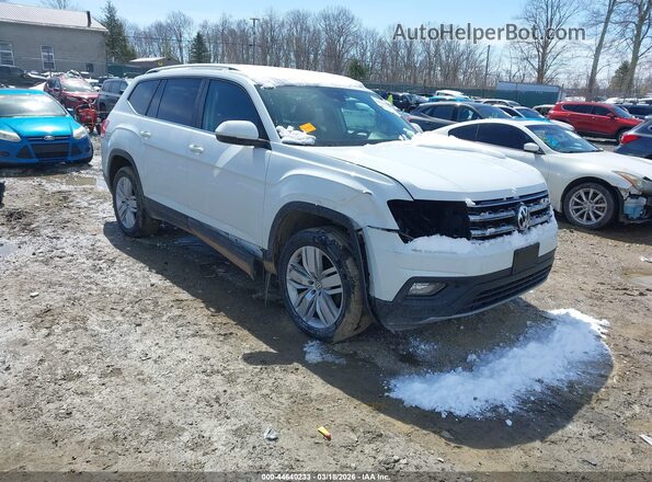 1V2UR2CA6KC562007 2019 VOLKSWAGEN ATLAS Белый Передняя правая четверть