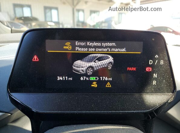 1V2VRPE85SC012843 2025 VOLKSWAGEN ID.4 Угольный Вид щитка приборов