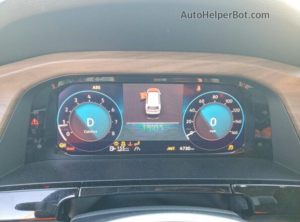 1V2WN2CA5TC524581 2026 VOLKSWAGEN ATLAS White Widok zestawu wskaźników