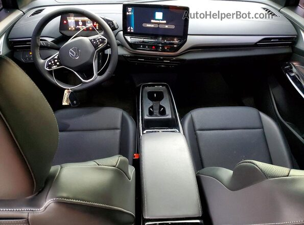 1V2WNPE88PC035279 2023 VOLKSWAGEN ID.4 Silver Widok deski rozdzielczej