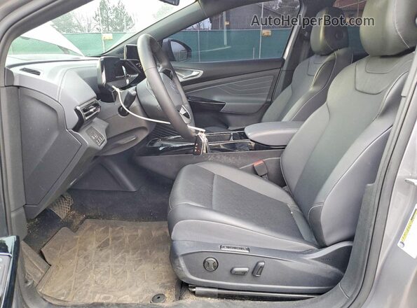 1V2WNPE88PC035279 2023 VOLKSWAGEN ID.4 Silver Widok wnętrza z przodu