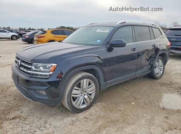 1V2WR2CA0KC531022 2019 VOLKSWAGEN ATLAS Black Առջևի ձախ երեք քառորդ տեսարան
