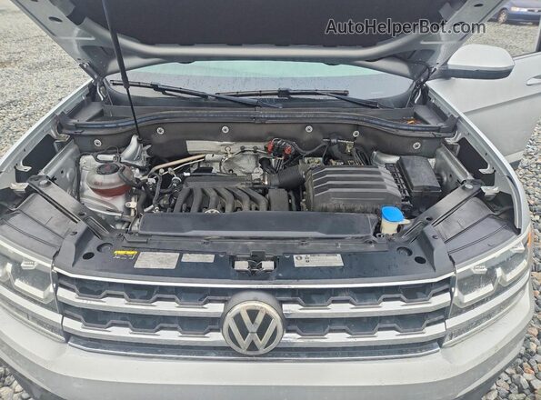 1V2WR2CA3KC533198 2019 VOLKSWAGEN ATLAS Silver Շարժիչի բաժամունքի տեսք