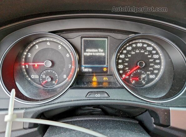 1V2WR2CA7KC596899 2019 VOLKSWAGEN ATLAS Серебряный Вид щитка приборов