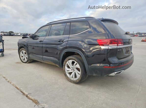 1V2WR2CA9MC608750 2021 VOLKSWAGEN ATLAS Черный Задняя левая четверть