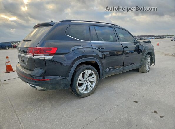 1V2WR2CA9MC608750 2021 VOLKSWAGEN ATLAS Черный Задняя правая четверть