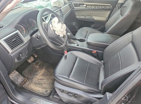1V2WR2CA9MC608750 2021 VOLKSWAGEN ATLAS Черный Вид салона спереди