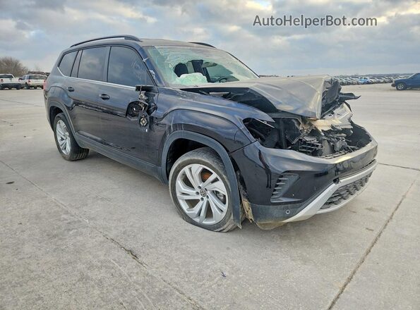 1V2WR2CA9MC608750 2021 VOLKSWAGEN ATLAS Черный Передняя правая четверть