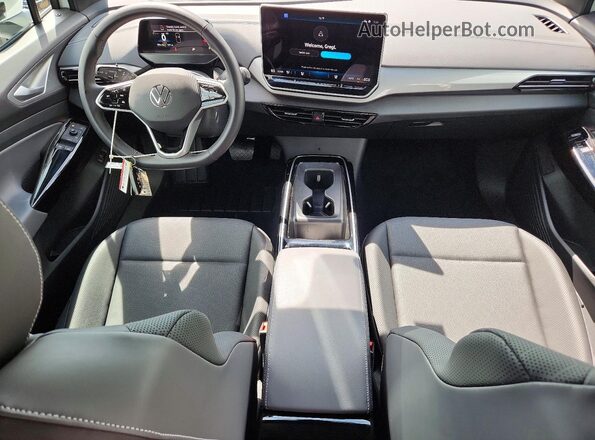 1V2WSPE87SC008706 2025 VOLKSWAGEN ID.4 Белый Вид панели приборов