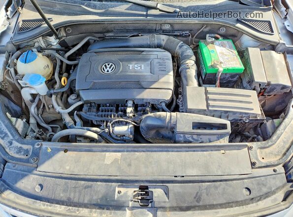 1VWAS7A35GC050947 2016 VOLKSWAGEN PASSAT Серебряный Вид задней части салона