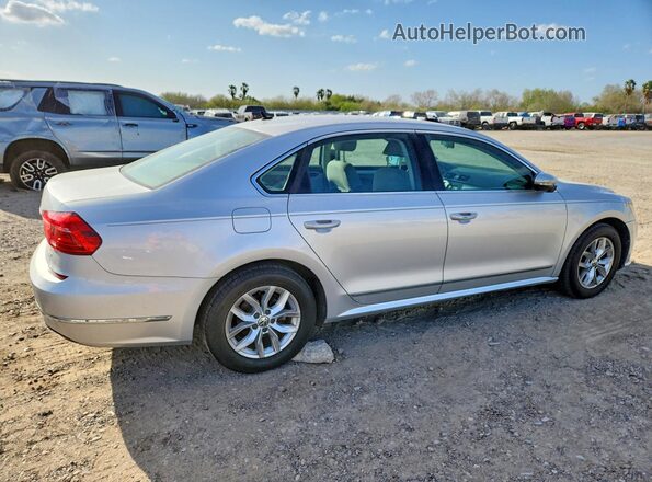 1VWAS7A35GC050947 2016 VOLKSWAGEN PASSAT Серебряный Задняя правая четверть