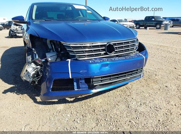 1VWAS7A37GC019425 2016 VOLKSWAGEN PASSAT Синий Вид спереди