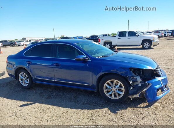 1VWAS7A37GC019425 2016 VOLKSWAGEN PASSAT Синий Панорамный вид салона 360°
