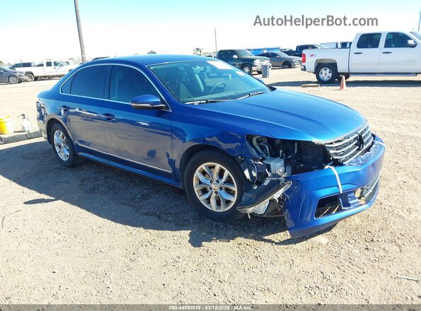 1VWAS7A37GC019425 2016 VOLKSWAGEN PASSAT Синий Передняя правая четверть