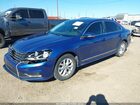 2016 Volkswagen Passat 1.8t S Синий vin: 1VWAS7A37GC019425