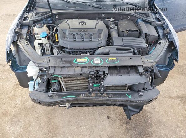 1VWBA7A30JC009530 2018 VOLKSWAGEN PASSAT Blue Vista interior trasera