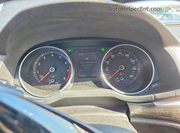 1VWBA7A32JC007987 2018 VOLKSWAGEN PASSAT Угольный Вид щитка приборов