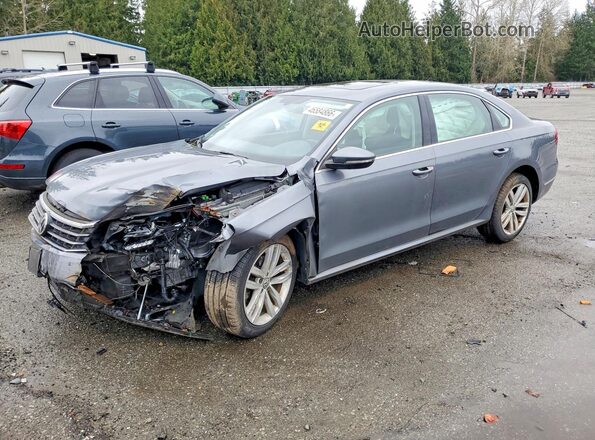 1VWBA7A37JC005877 2018 VOLKSWAGEN PASSAT Gray Vista tres cuartos delantera izquierda