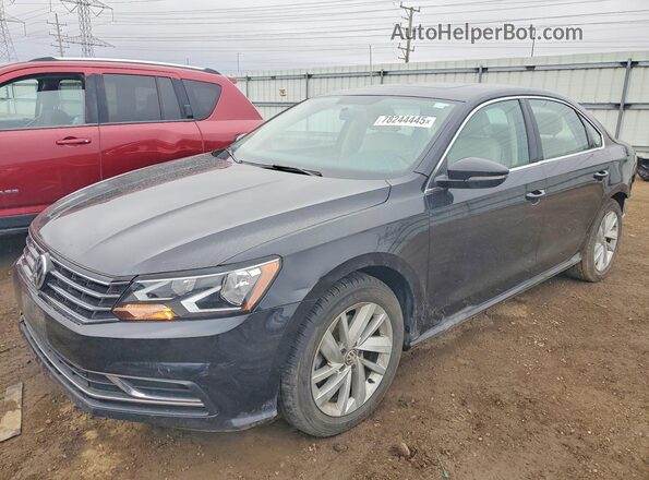 1VWBA7A3XJC008143 2018 VOLKSWAGEN PASSAT Black Przód lewy