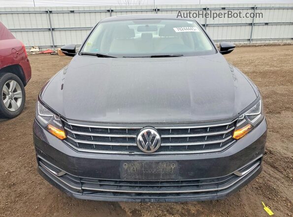 1VWBA7A3XJC008143 2018 VOLKSWAGEN PASSAT Black Widok z przodu