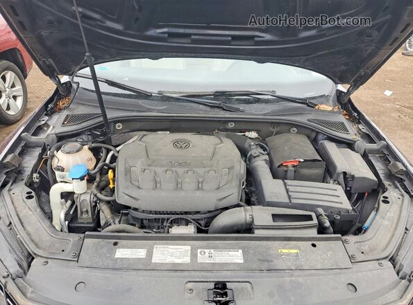 1VWBA7A3XJC008143 2018 VOLKSWAGEN PASSAT Black Widok wnętrza z tyłu