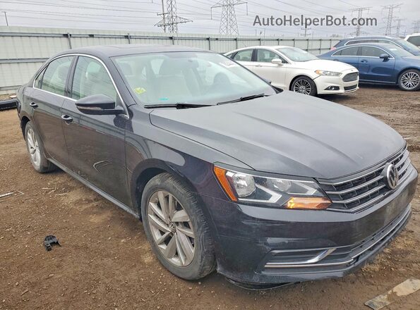 1VWBA7A3XJC008143 2018 VOLKSWAGEN PASSAT Black Przód prawy