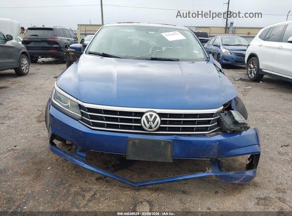 1VWBS7A31GC023345 2016 VOLKSWAGEN PASSAT Синий Вид щитка приборов