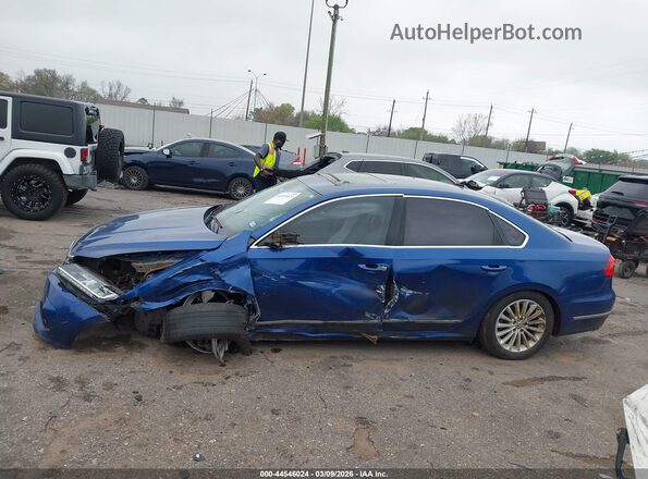1VWBS7A31GC023345 2016 VOLKSWAGEN PASSAT Синий Панорамный вид салона 360°