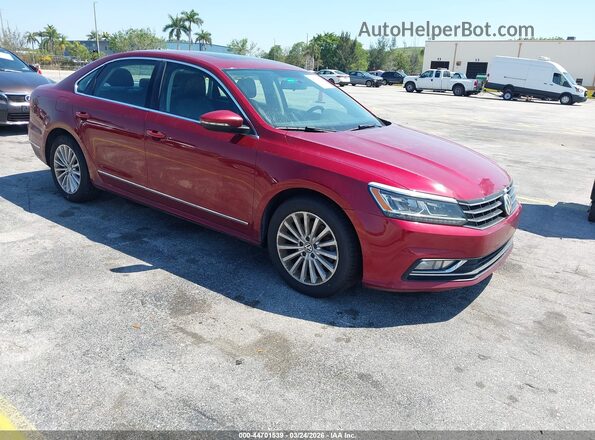 1VWBT7A31GC070159 2016 VOLKSWAGEN PASSAT Красный Передняя правая четверть