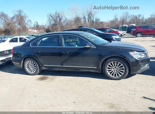 1VWBT7A37GC009656 2016 VOLKSWAGEN PASSAT Black Widok wnętrza z tyłu