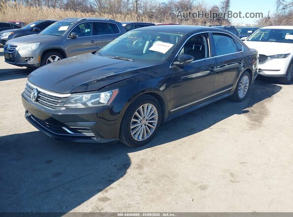 1VWBT7A37GC009656 2016 VOLKSWAGEN PASSAT Black Przód lewy