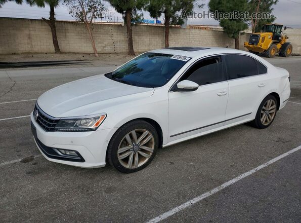 1VWCT7A31GC066083 2016 VOLKSWAGEN PASSAT Белый Передняя левая четверть
