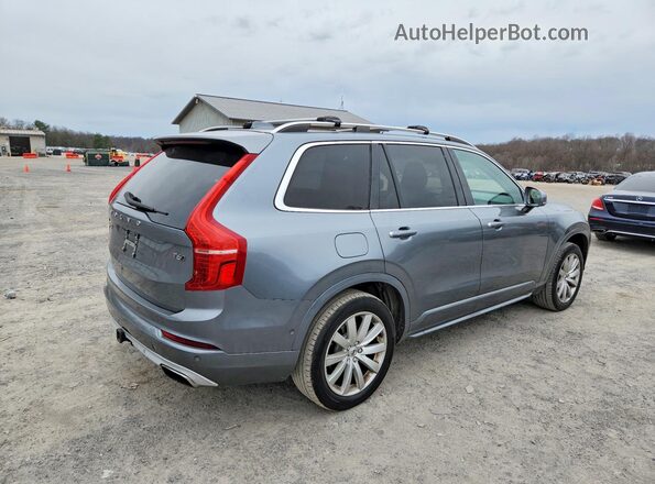 YV4A22PK2H1147425 2017 VOLVO XC90 Серебряный Передняя правая четверть